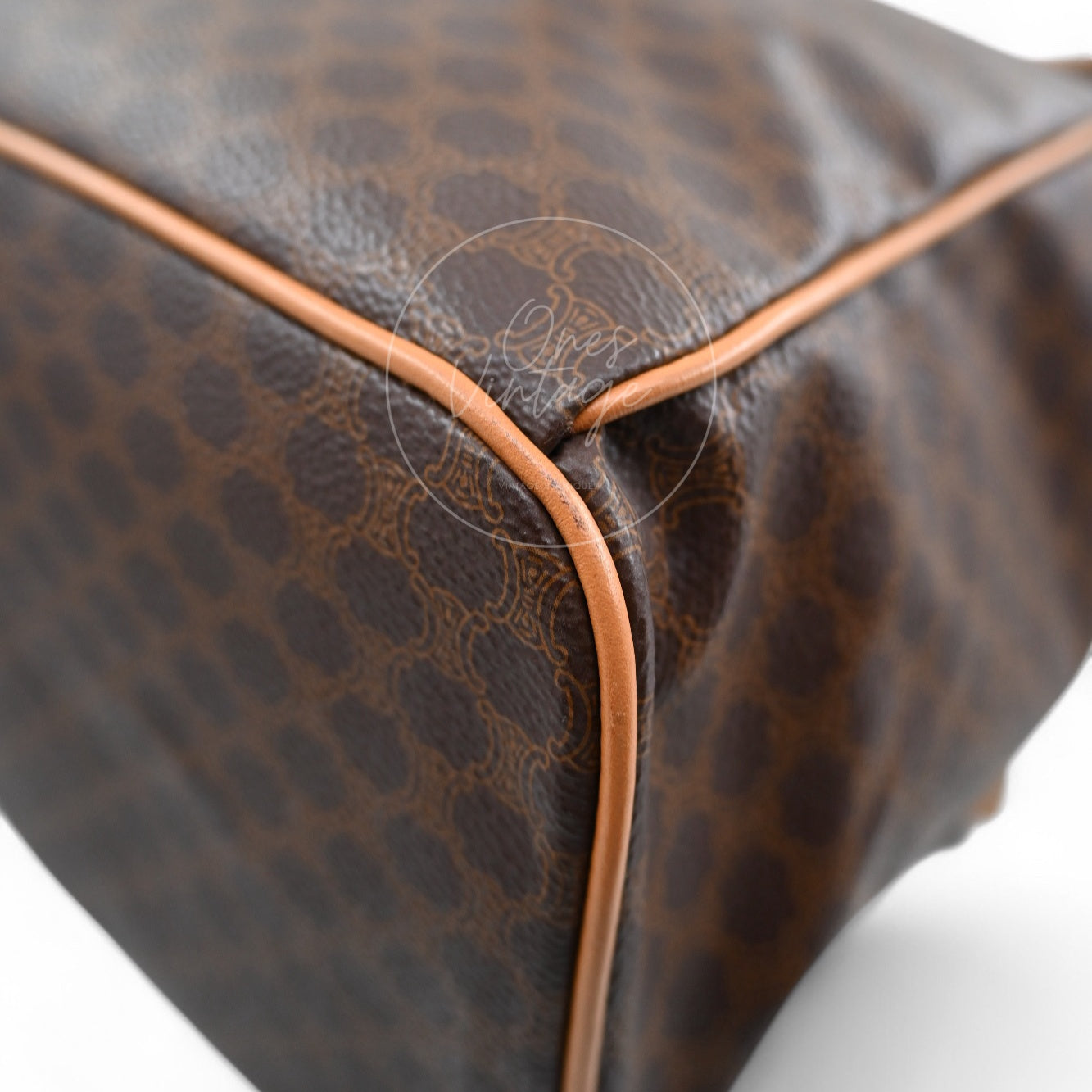Celine Vintage Monogram Backpack GHW Black