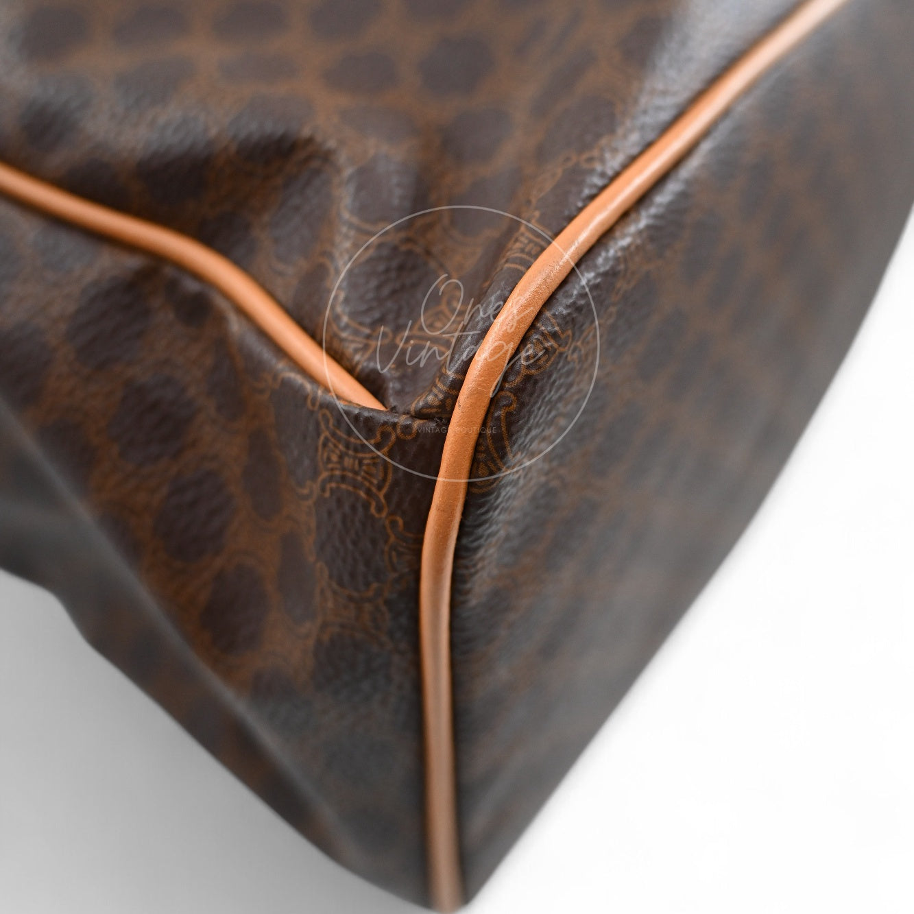 Celine Vintage Monogram Backpack GHW Black