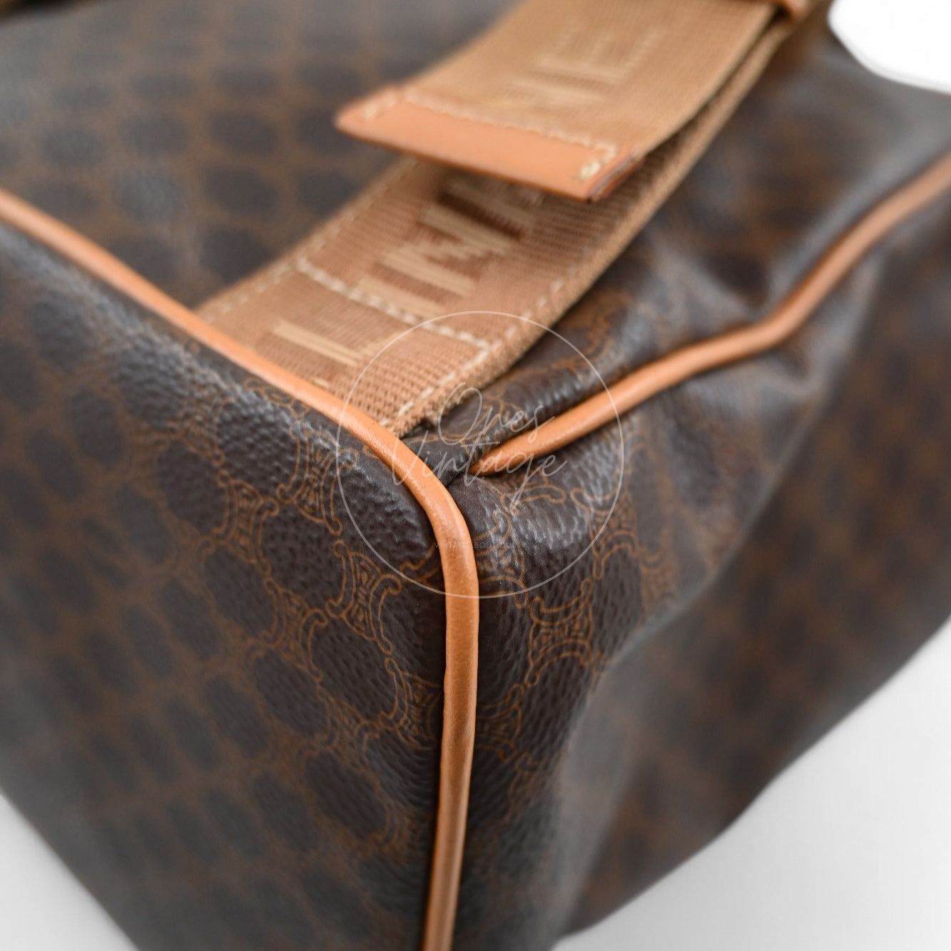 Celine Vintage Monogram Backpack GHW Black
