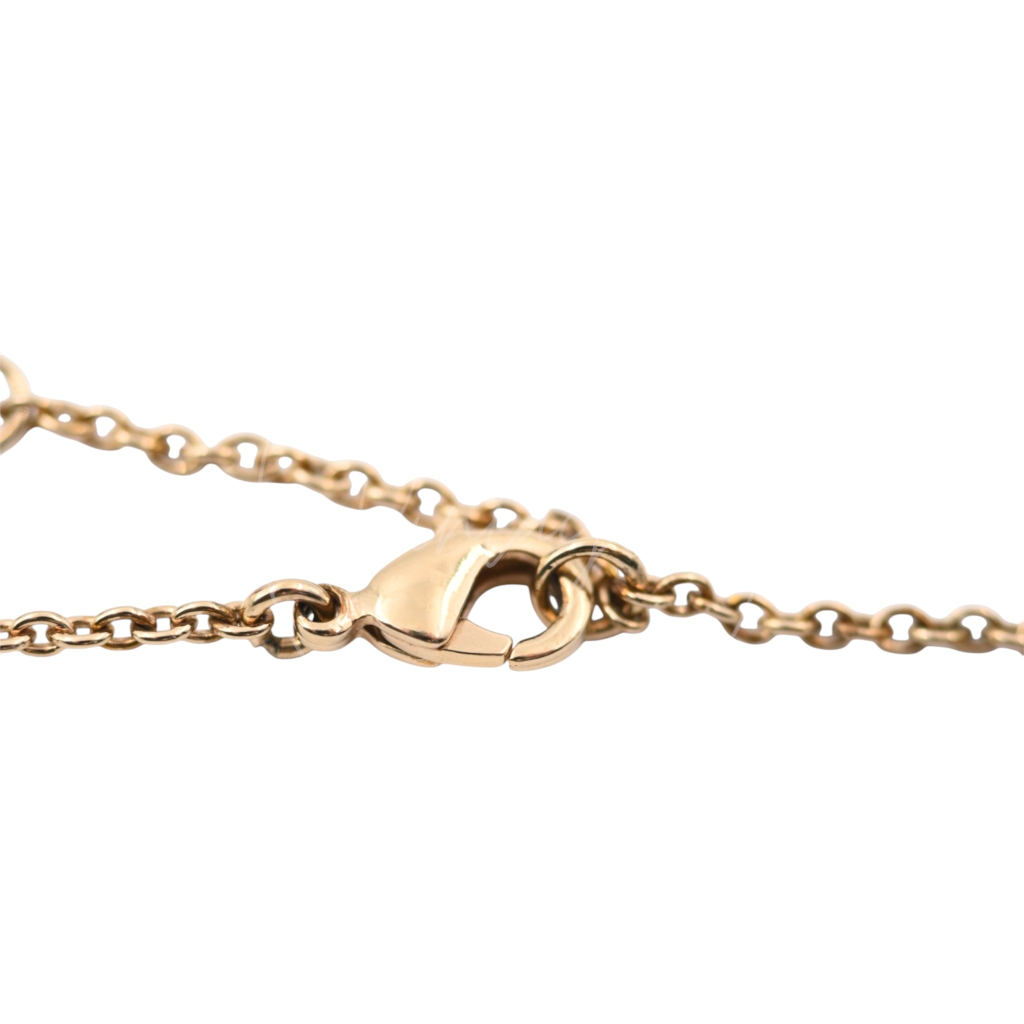 Dior Clair D Lune Crystal Gold Necklace