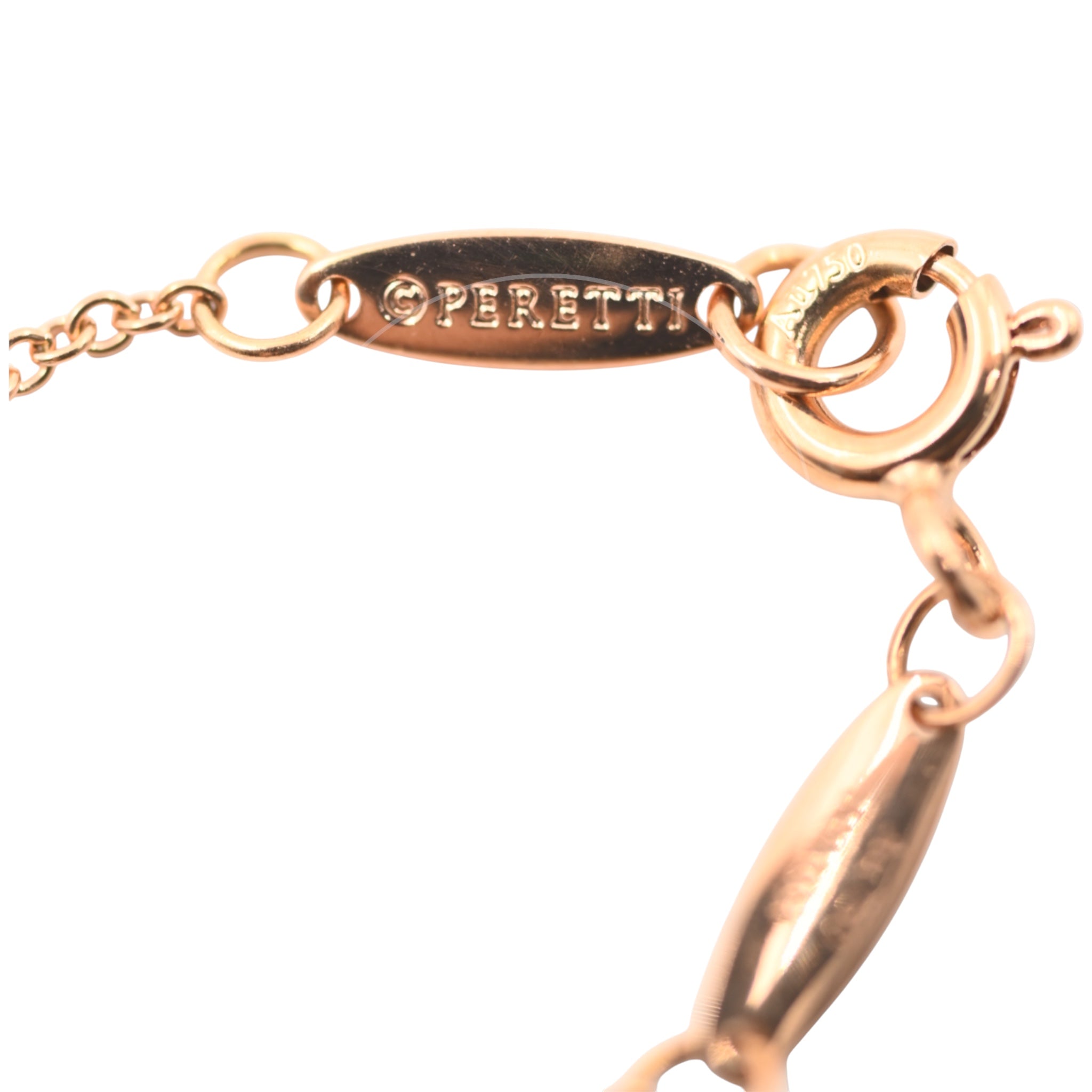 Tiffany & Co. 18k Gold Plated Metal Diamond Necklace