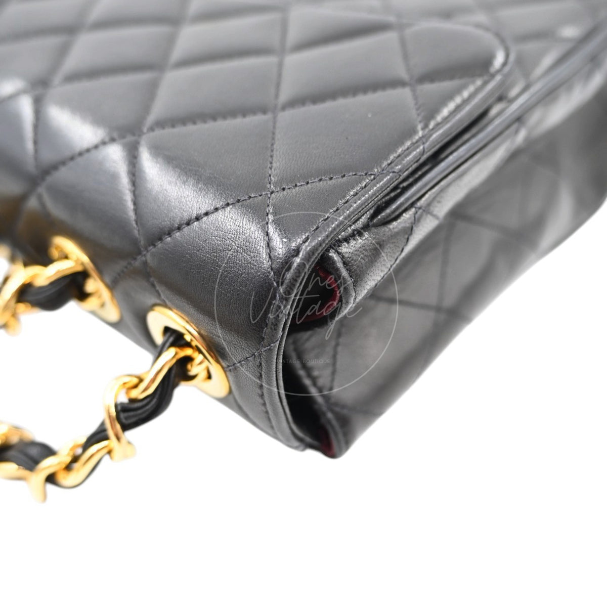 Chanel Classic Flap Jumbo Bag 30cm GHW Black Series 3