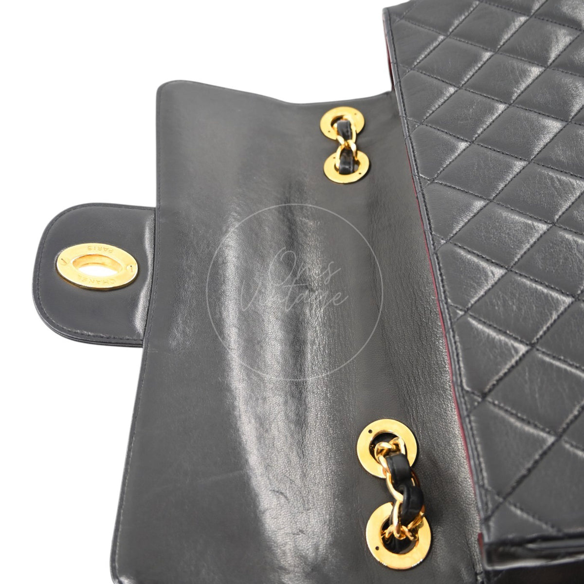 Chanel Classic Flap Jumbo Bag 30cm GHW Black Series 3