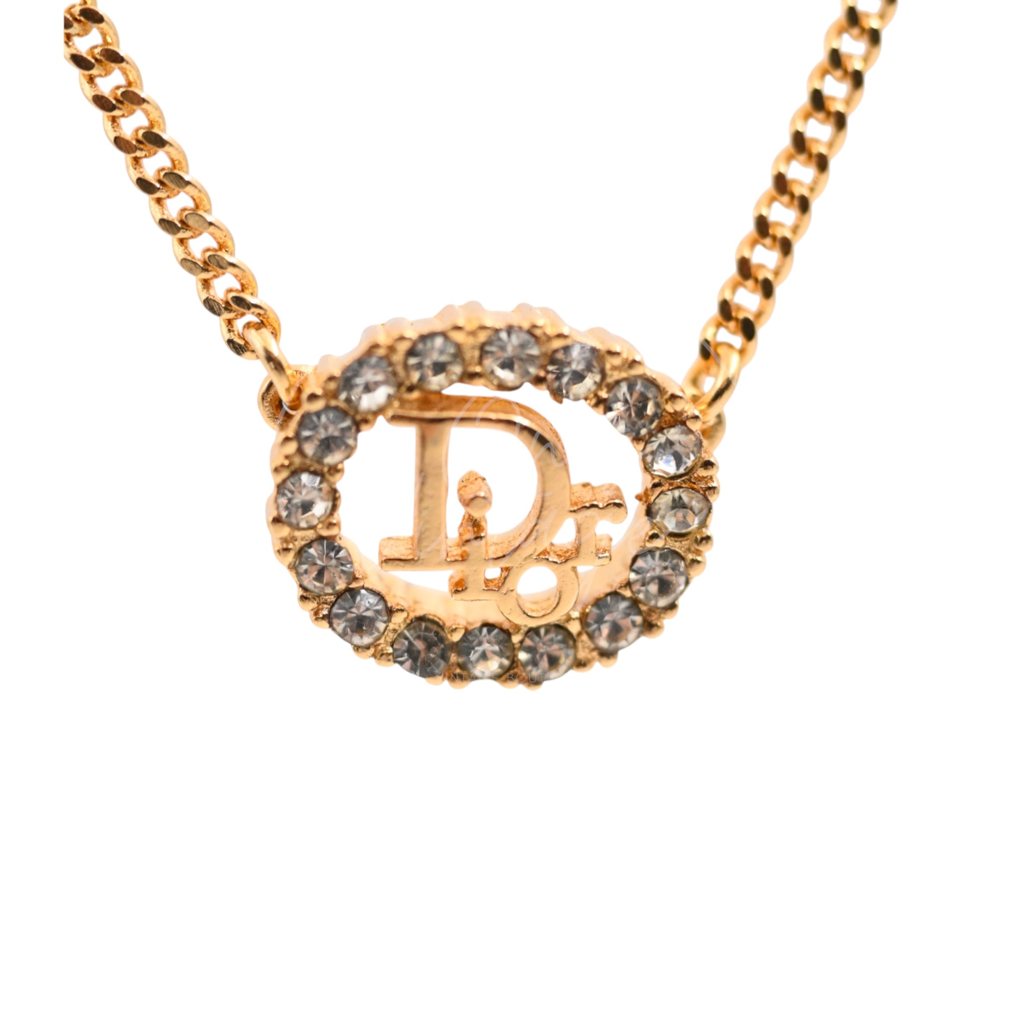 Dior Vintage Rhinestone Necklace