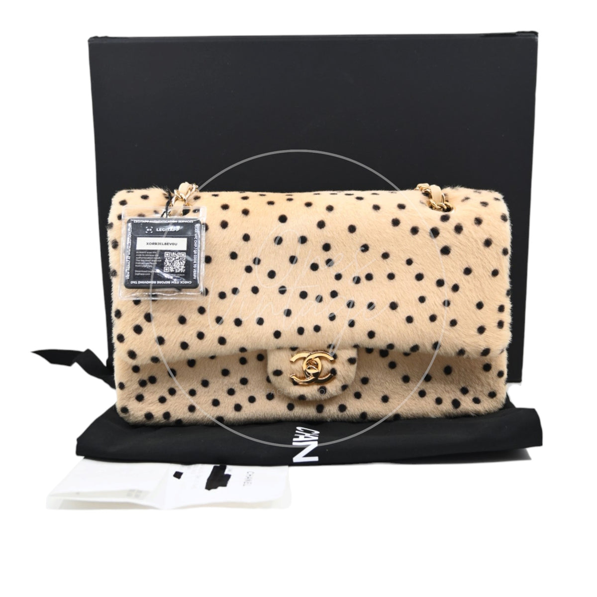 Chanel CF 30 Ponyhair Cheetah GHW Beige Black Series TJ