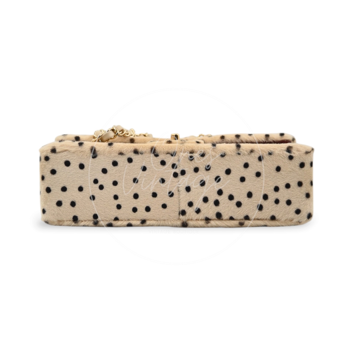 Chanel CF 30 Ponyhair Cheetah GHW Beige Black Series TJ