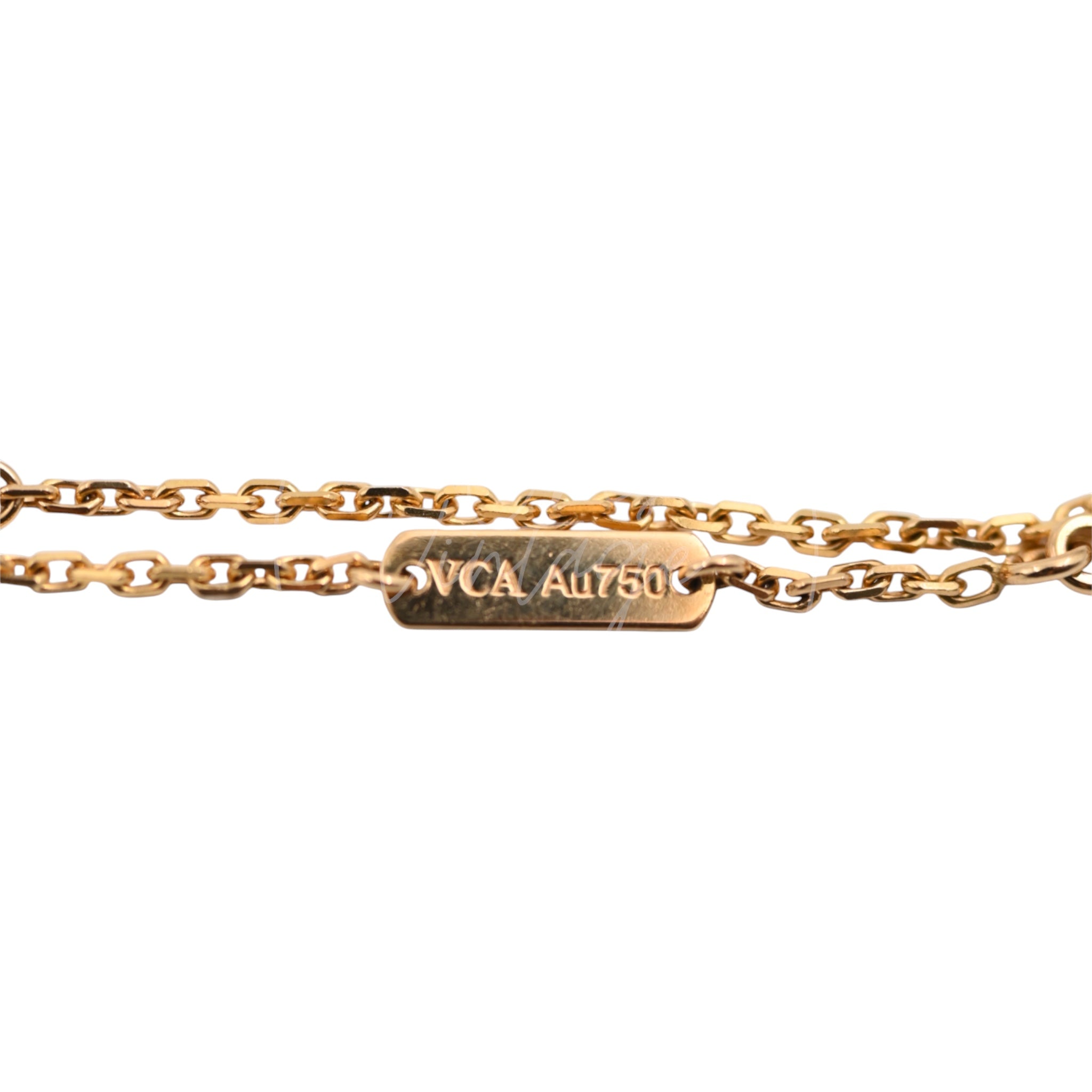 Van Cleef & Arpels Vintage Alhambra Necklace 18K Yellow Gold Onyx VCARA45800