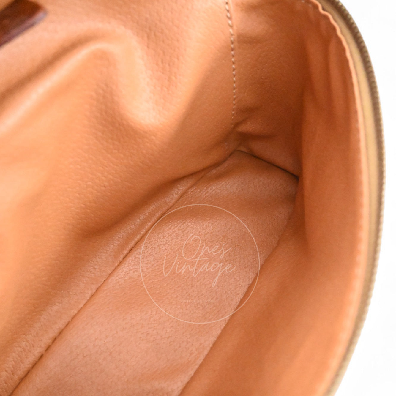 Celine Vintage Monogram Vanity GHW Brown