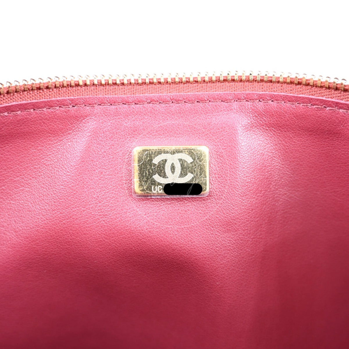 Chanel Maxi 38cm Flap Bag GHW Burgundy Series UC