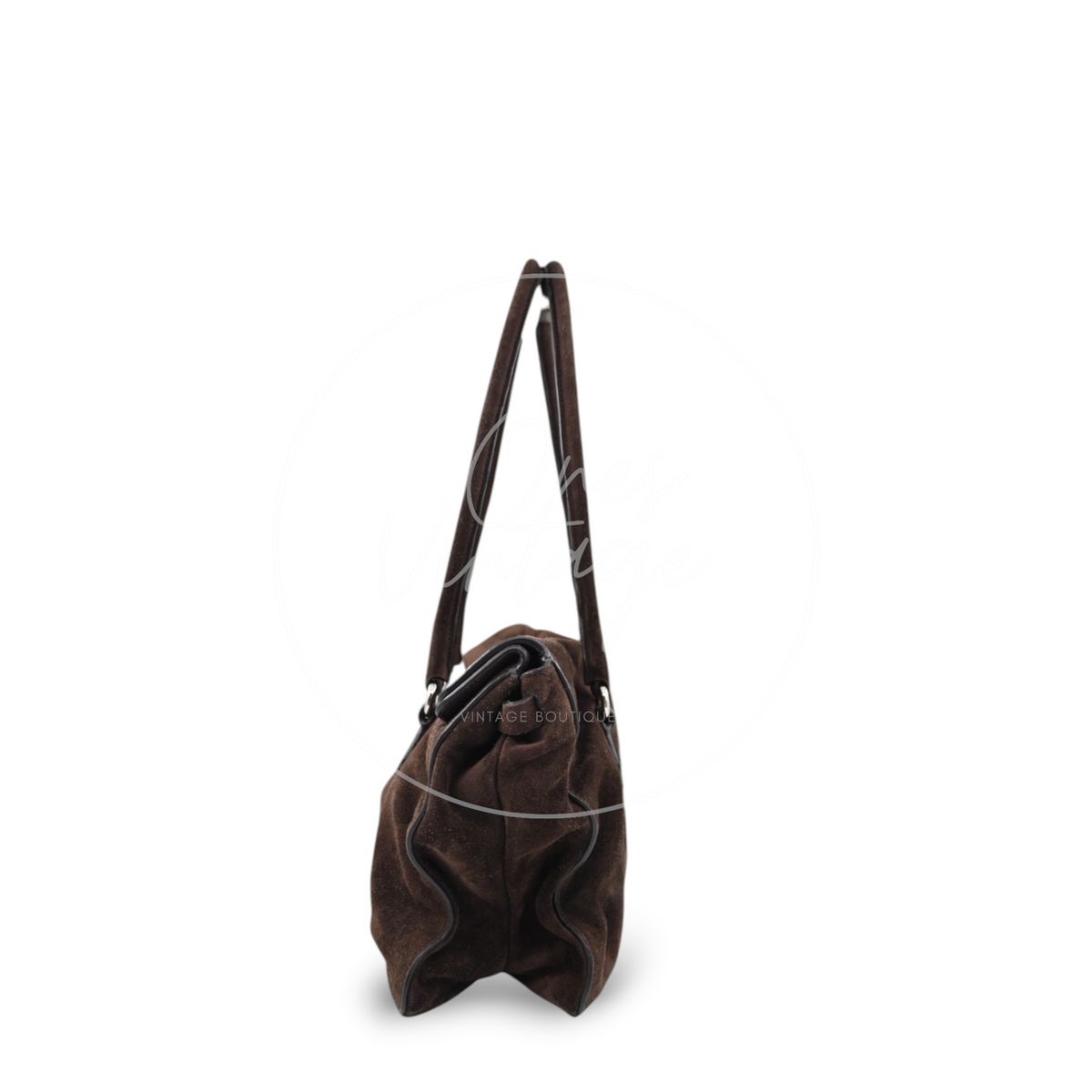 Prada Camosicio Suede Easy Shoulder Bag