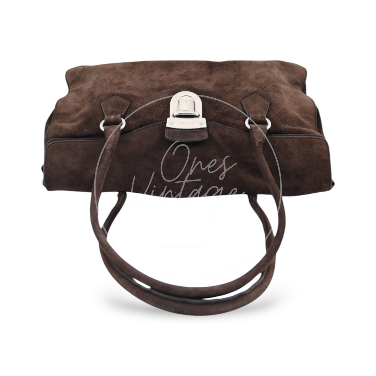 Prada Camosicio Suede Easy Shoulder Bag
