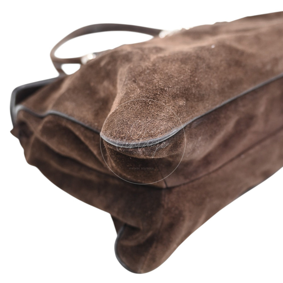 Prada Camosicio Suede Easy Shoulder Bag