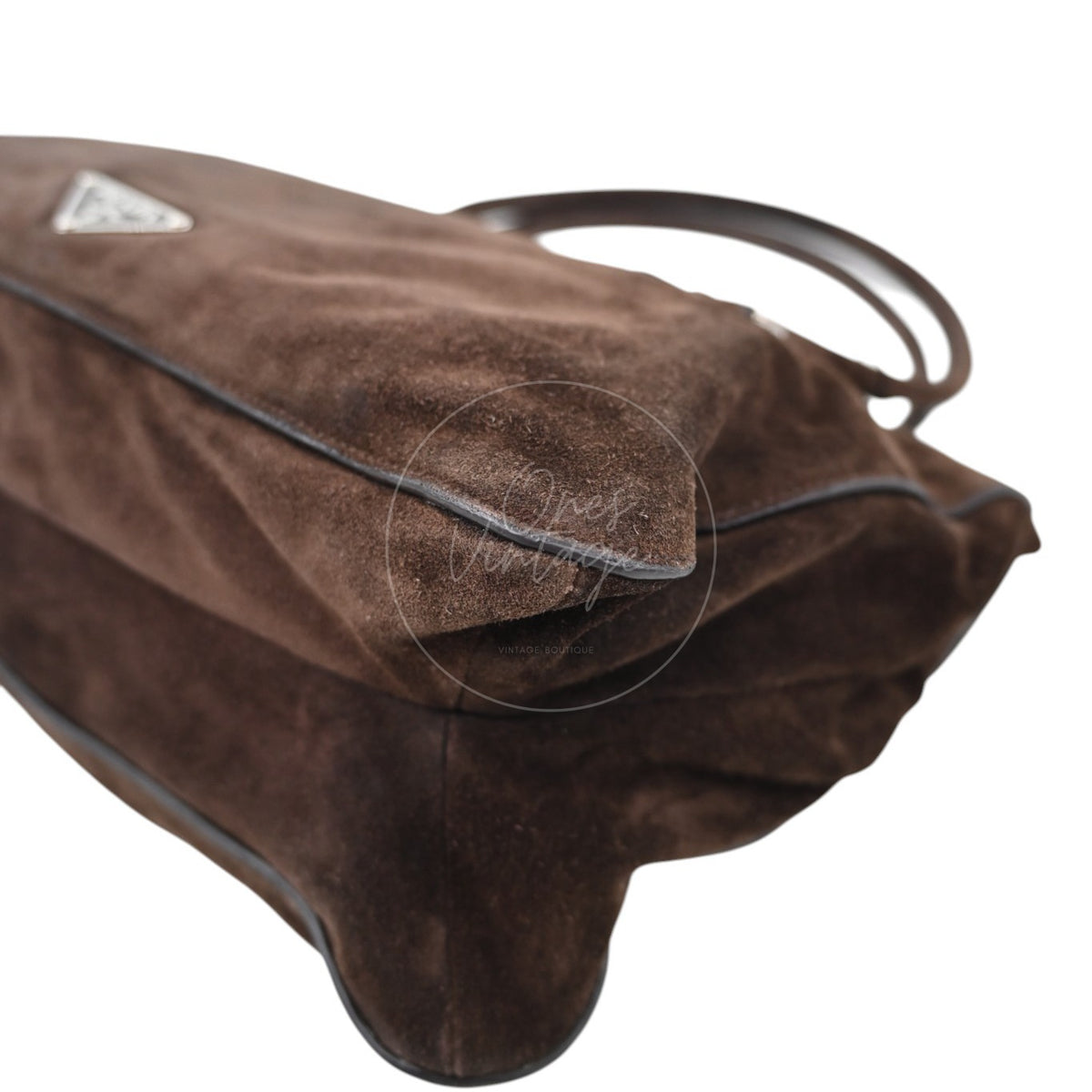 Prada Camosicio Suede Easy Shoulder Bag