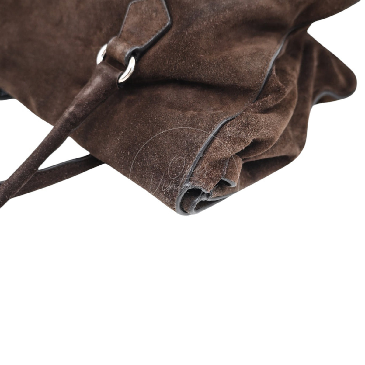 Prada Camosicio Suede Easy Shoulder Bag