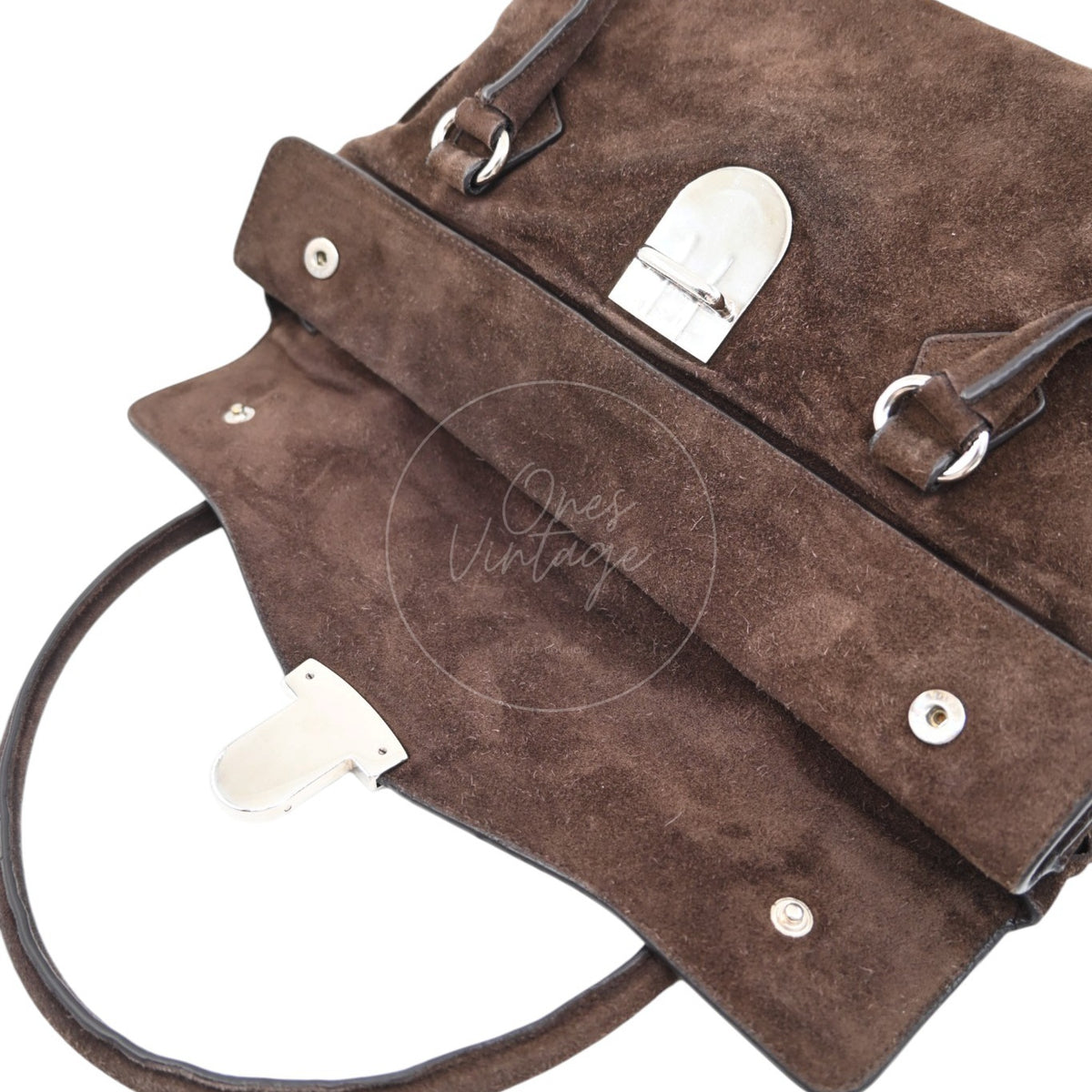 Prada Camosicio Suede Easy Shoulder Bag