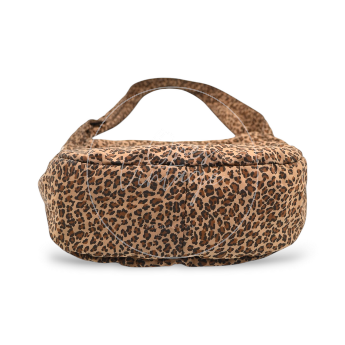 Bottega Veneta Leopard Nylon Hobo Bag