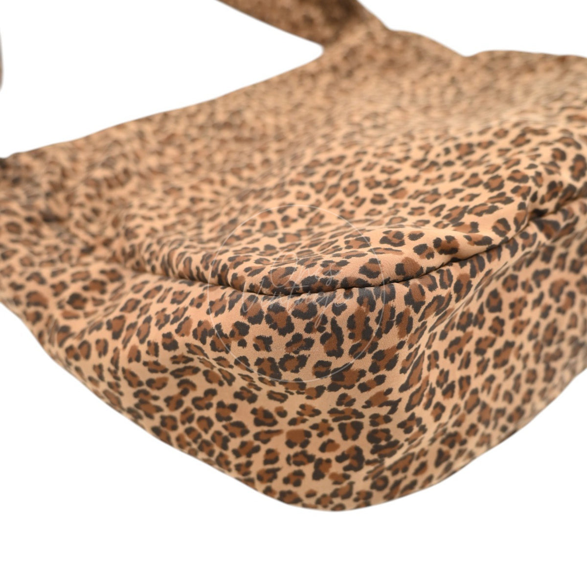 Bottega Veneta Leopard Nylon Hobo Bag