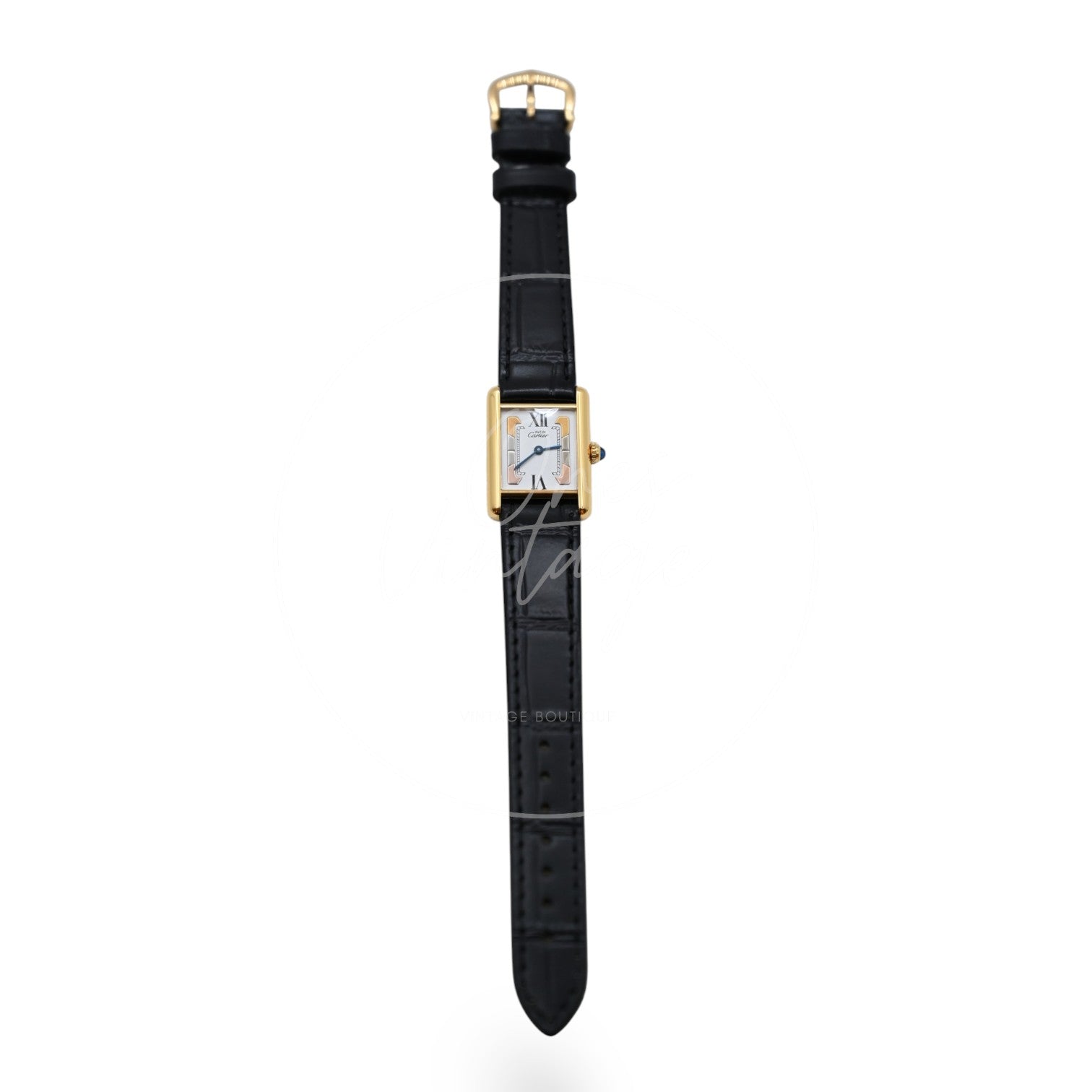Cartier Must De Tank Quartz Trinity Dial