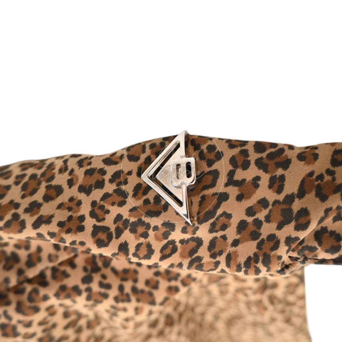 Bottega Veneta Leopard Nylon Hobo Bag