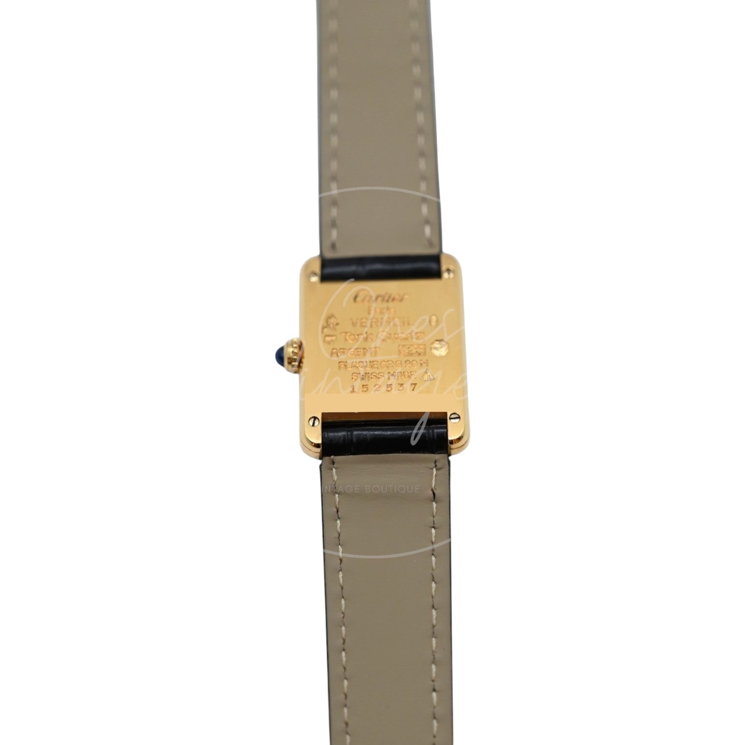 Cartier Must De Tank Quartz Trinity Dial