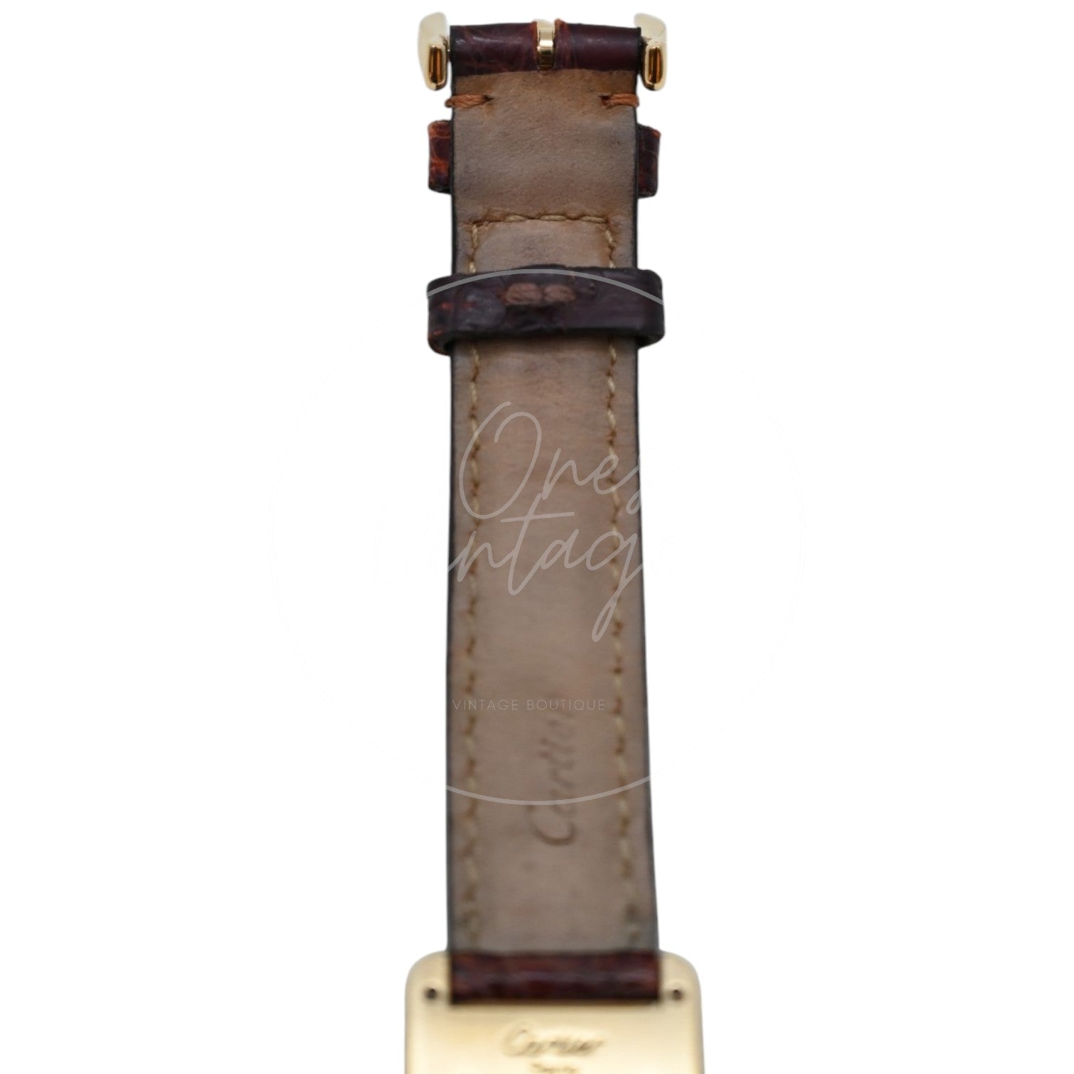 Cartier Must De Tank Quartz Ivory Columm Roman Dial