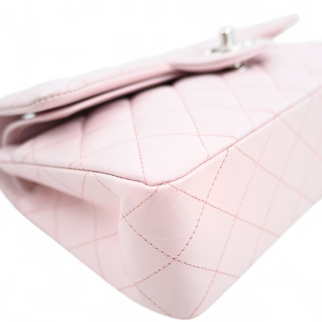 Chanel CF23 Lambskin Small Classic Flap Bag SHW Pink Series 25