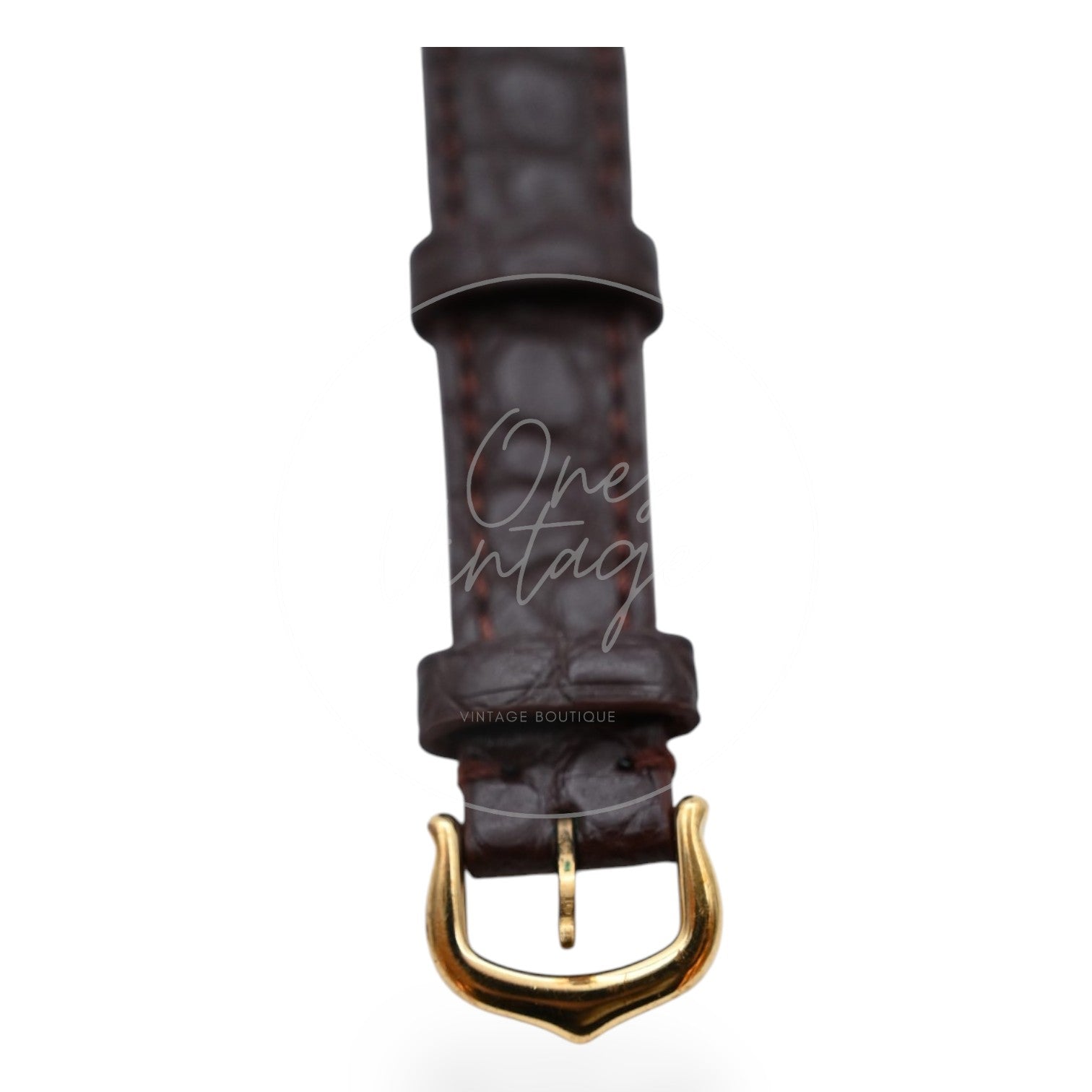 Cartier Vermeil Quartz 025404 Brown
