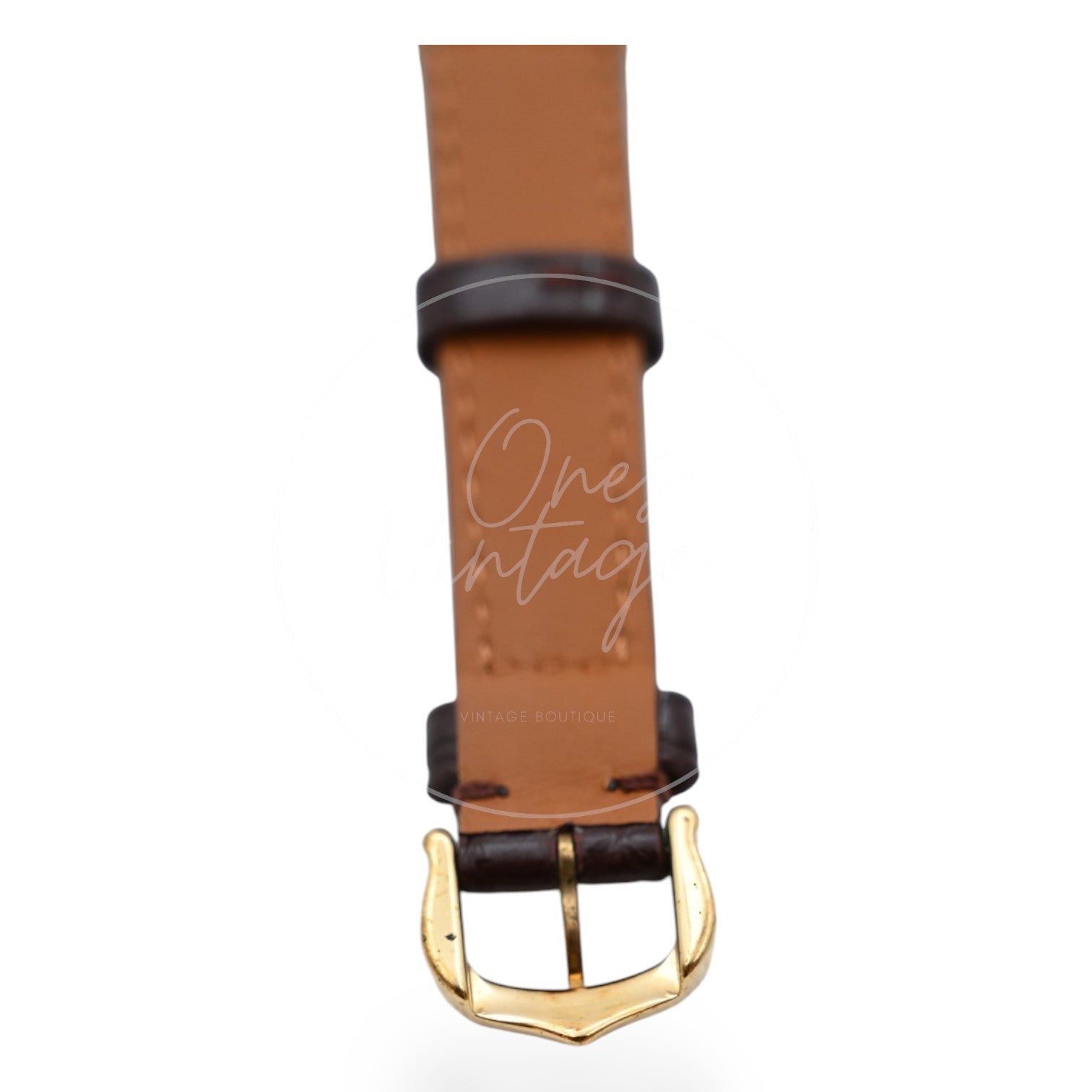 Cartier Vermeil Quartz 025404 Brown
