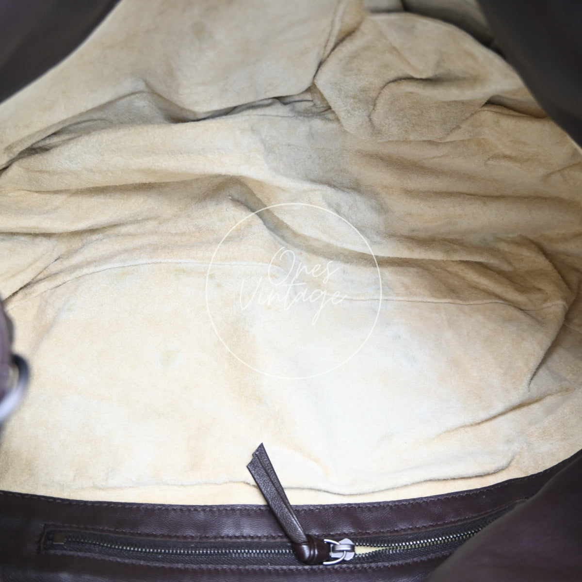 Bottega Veneta Ebeno Woven Campana Bag