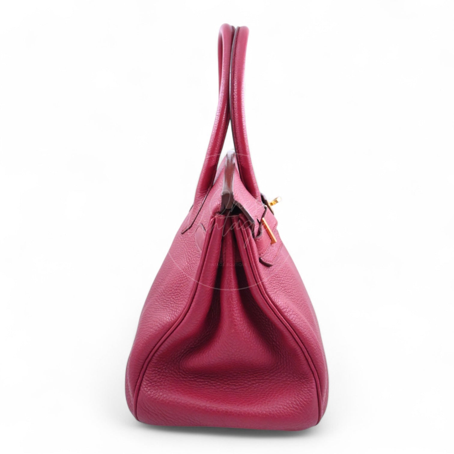 Hermes Birkin 30 Togo GHW Rouge H square O