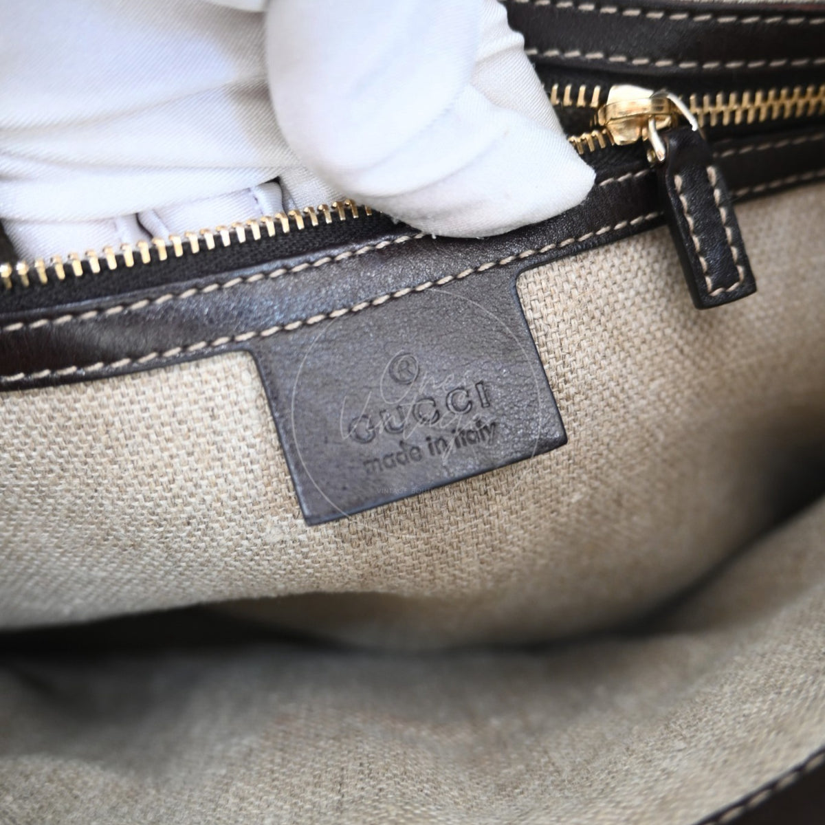Gucci Zebra Print Pony Hair Hasler Horsebit Hobo Bag GHW Brown