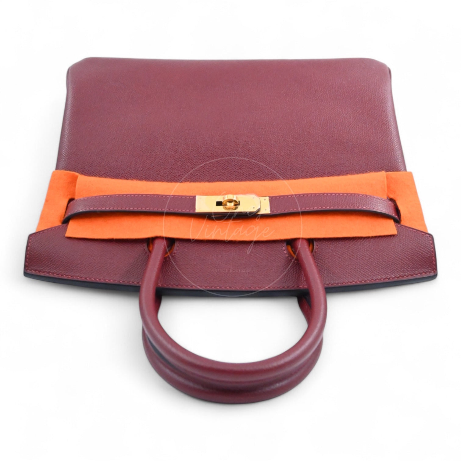Hermes Birkin 30 Epsom GHW Rouge H Square I