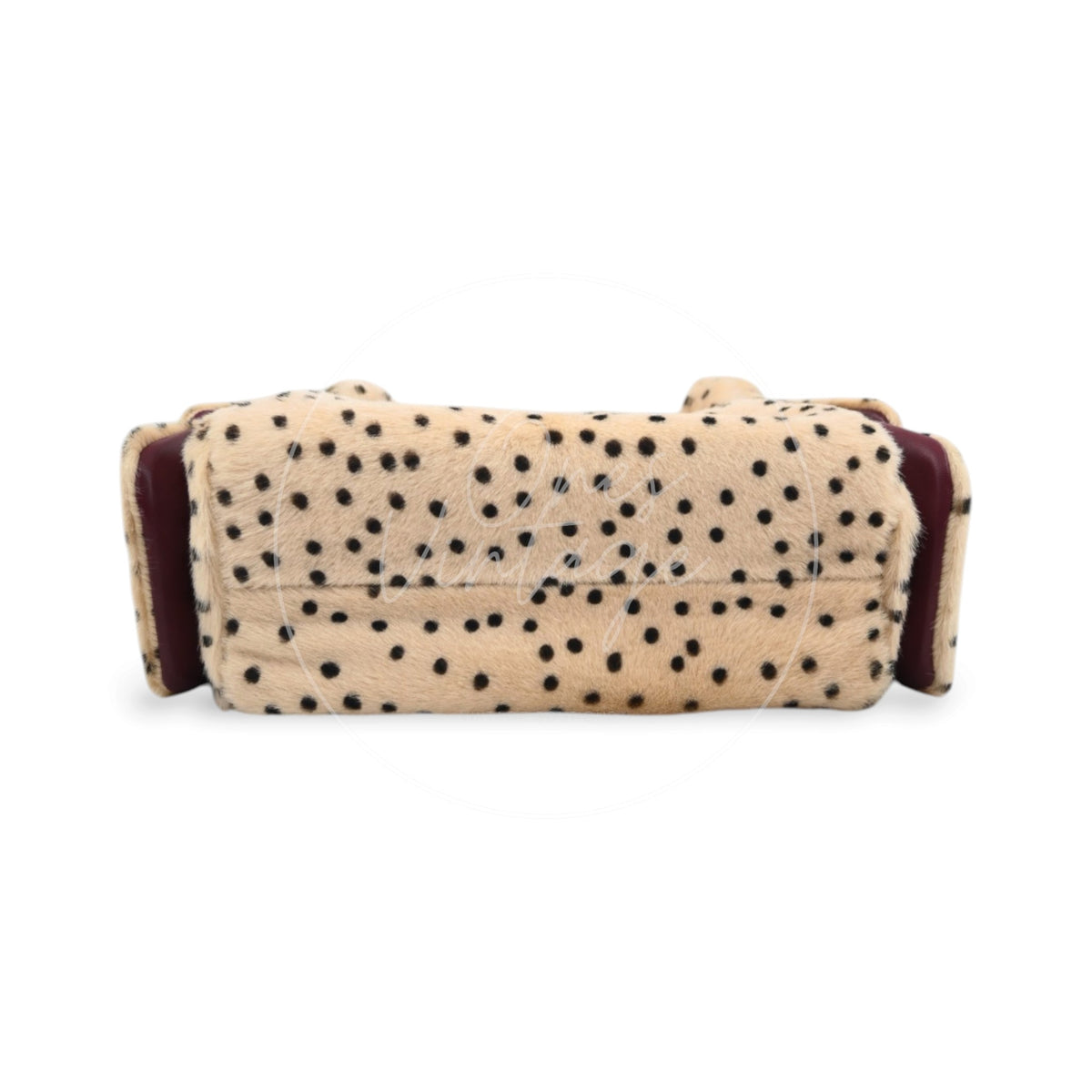 Chanel 25 Bag Mini Pony Hair Cheetah GHW Beige Black Series U9