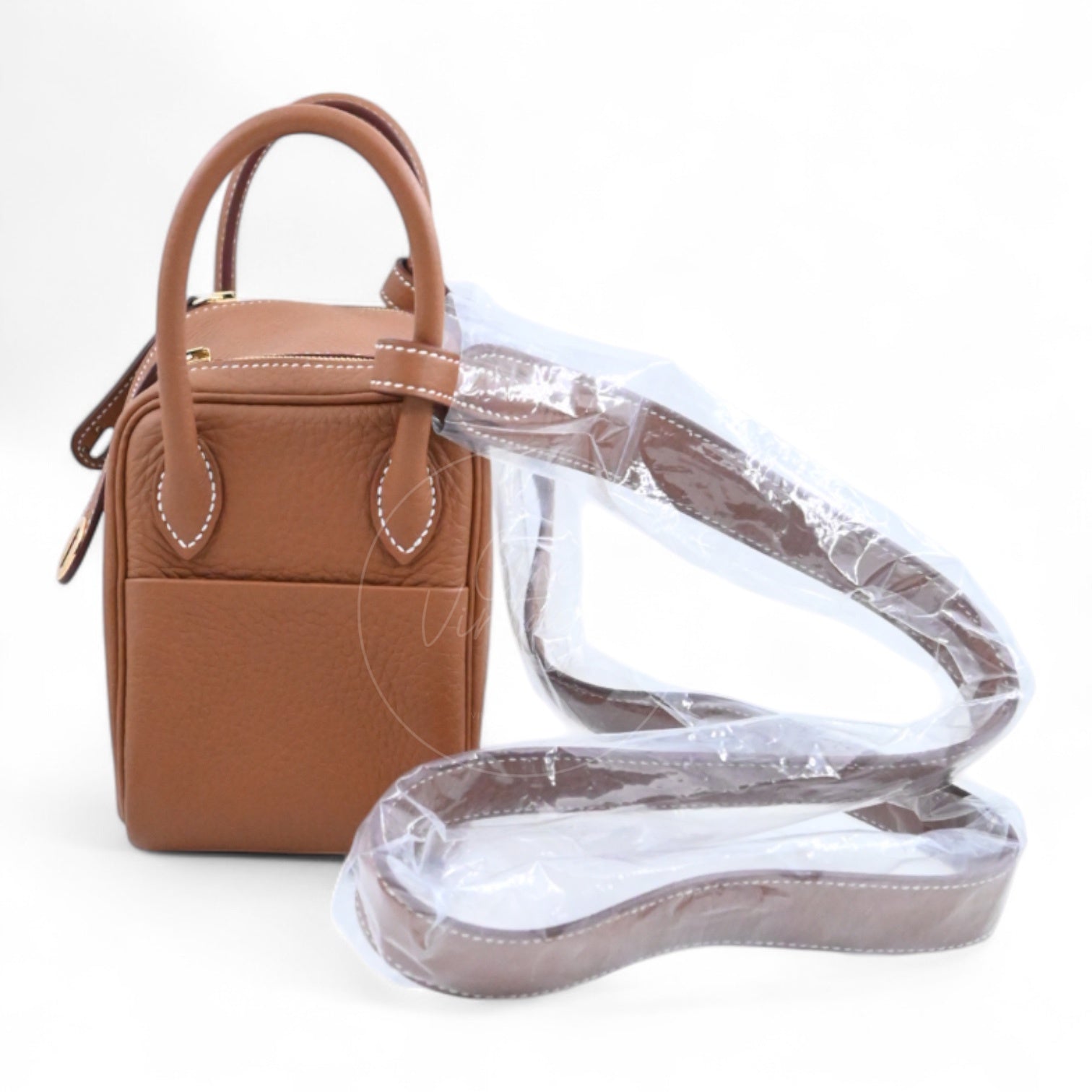 Hermes Mini Lindy TC GHW Gold Stamp W