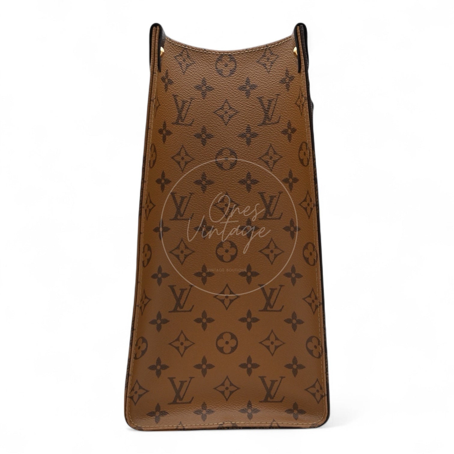 Louis Vuitton M45320 OnTheGo GM&Monogram 2Way Bag Brown