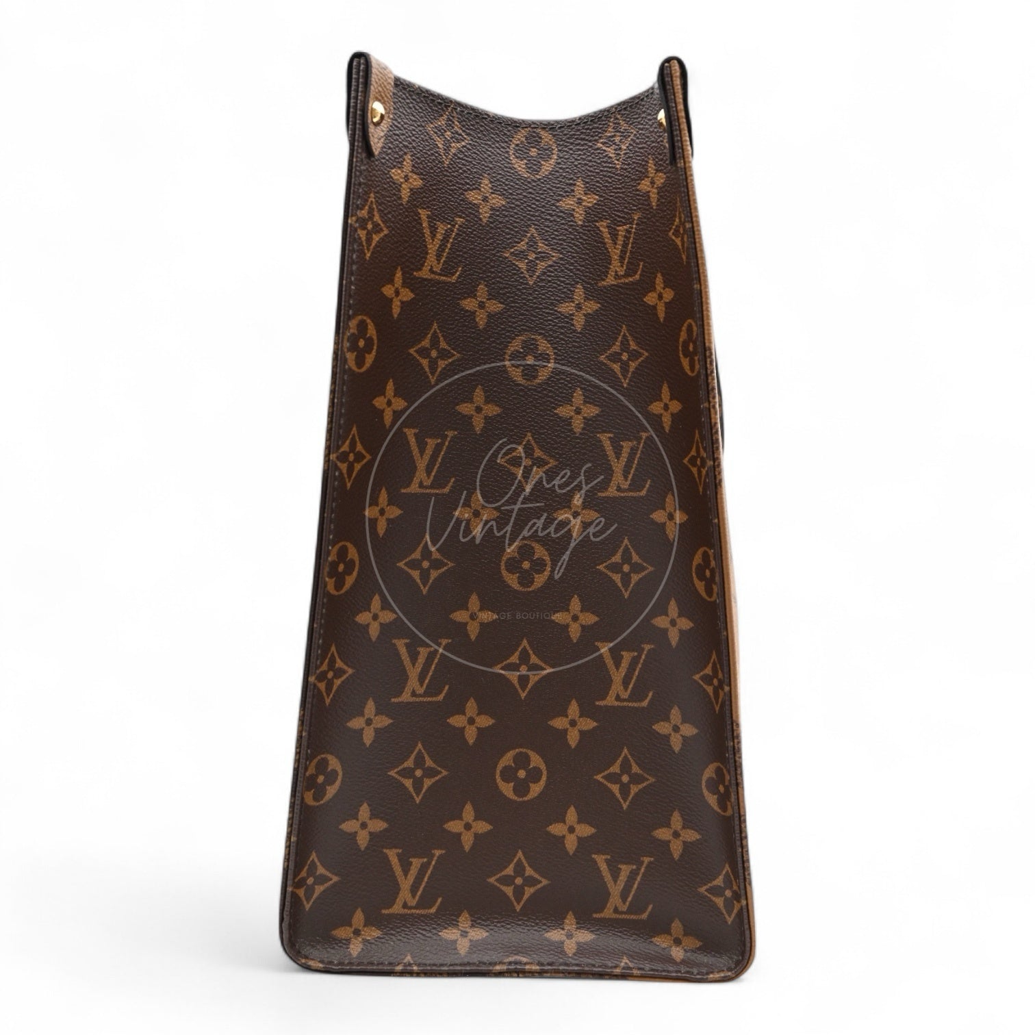 Louis Vuitton M45320 OnTheGo GM&Monogram 2Way Bag Brown