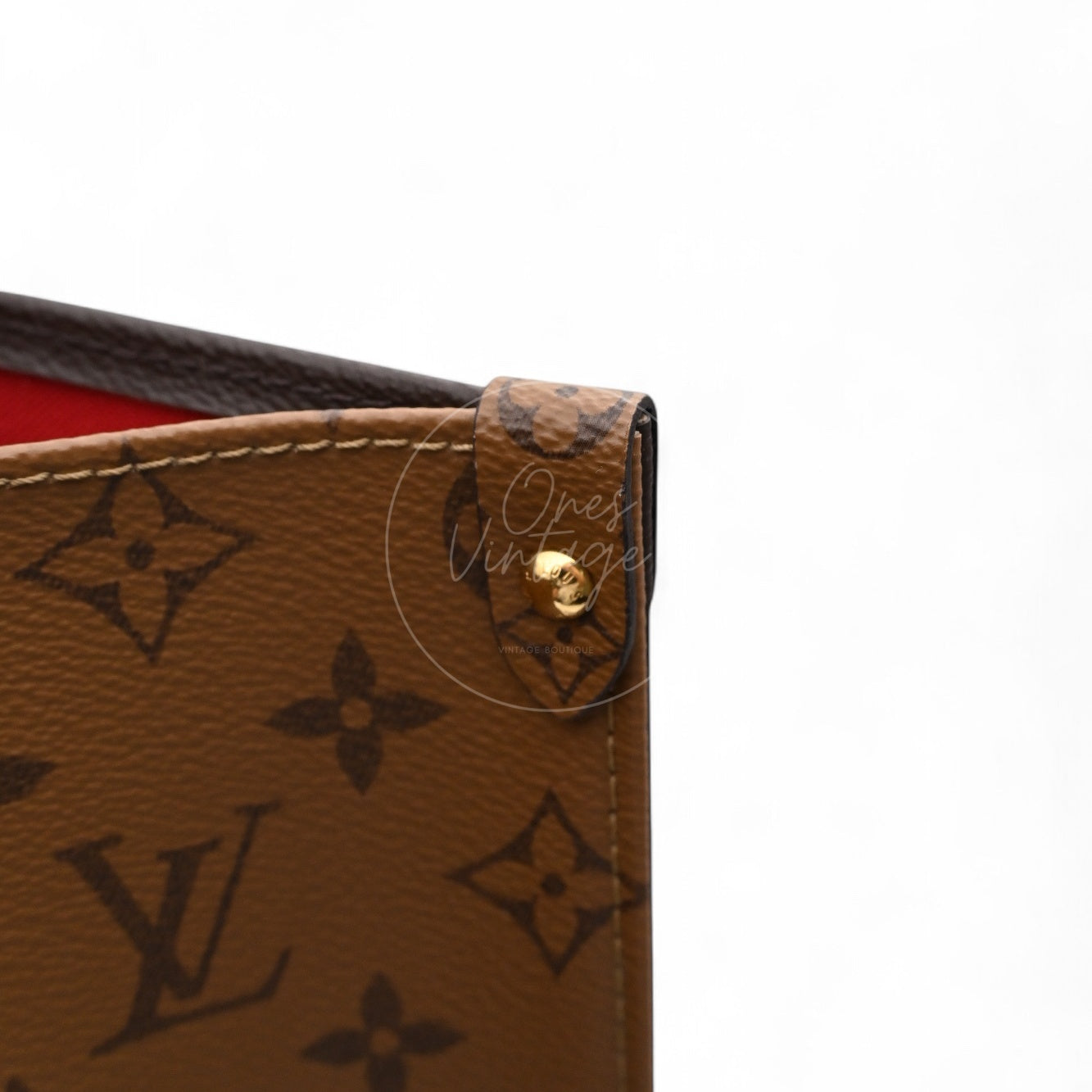 Louis Vuitton M45320 OnTheGo GM&Monogram 2Way Bag Brown