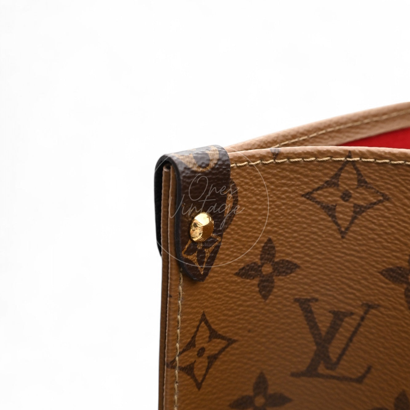 Louis Vuitton M45320 OnTheGo GM&Monogram 2Way Bag Brown