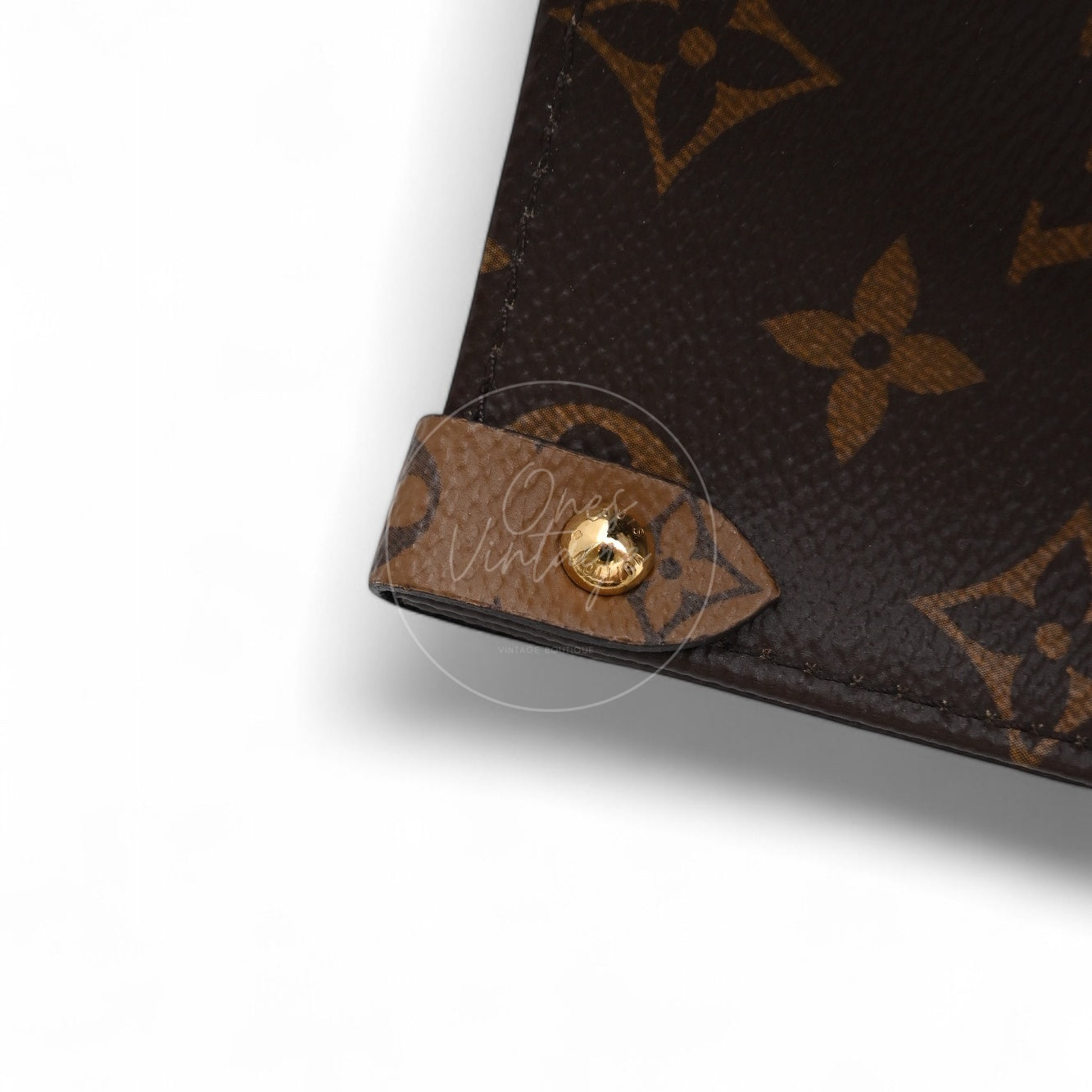 Louis Vuitton M45320 OnTheGo GM&Monogram 2Way Bag Brown