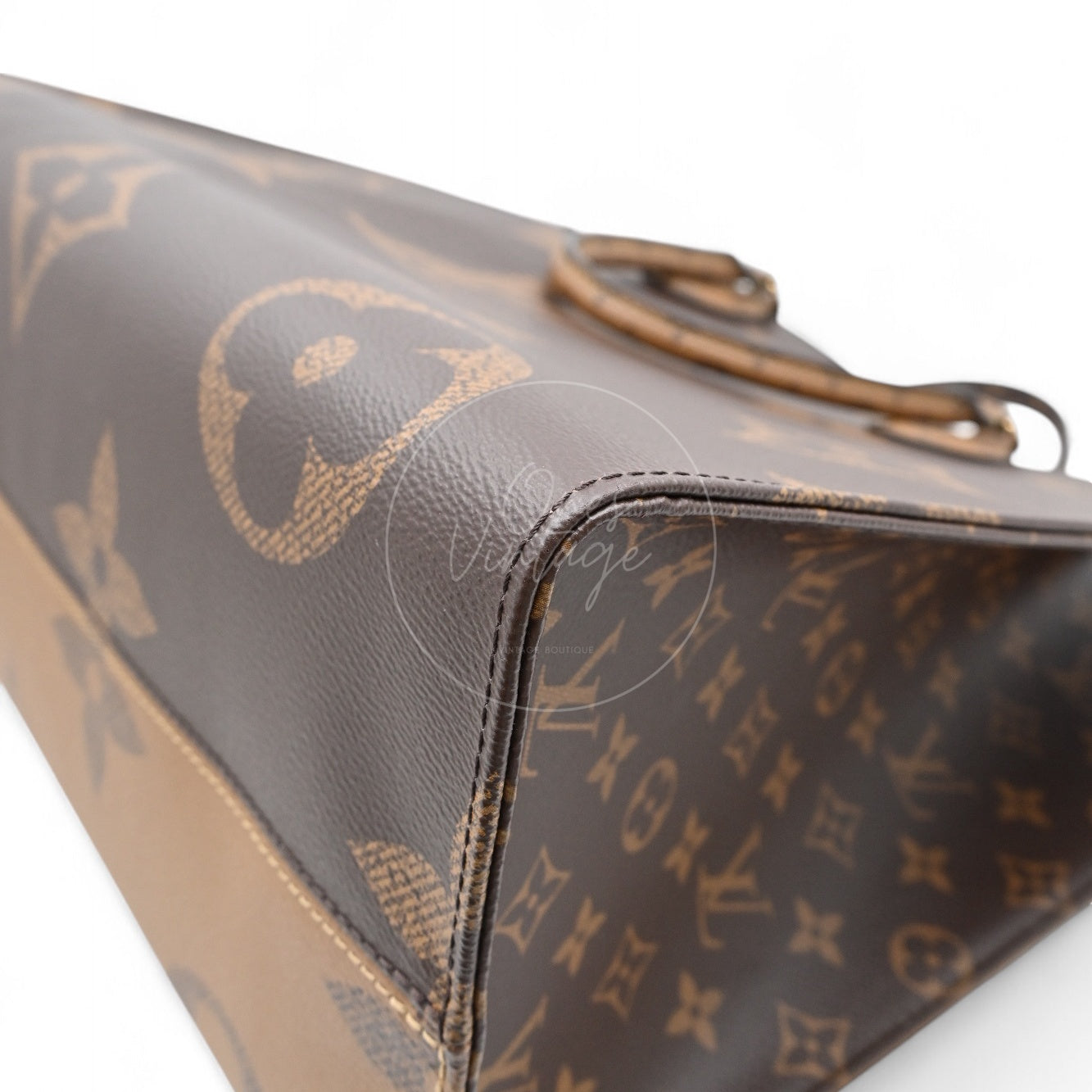 Louis Vuitton M45320 OnTheGo GM&Monogram 2Way Bag Brown