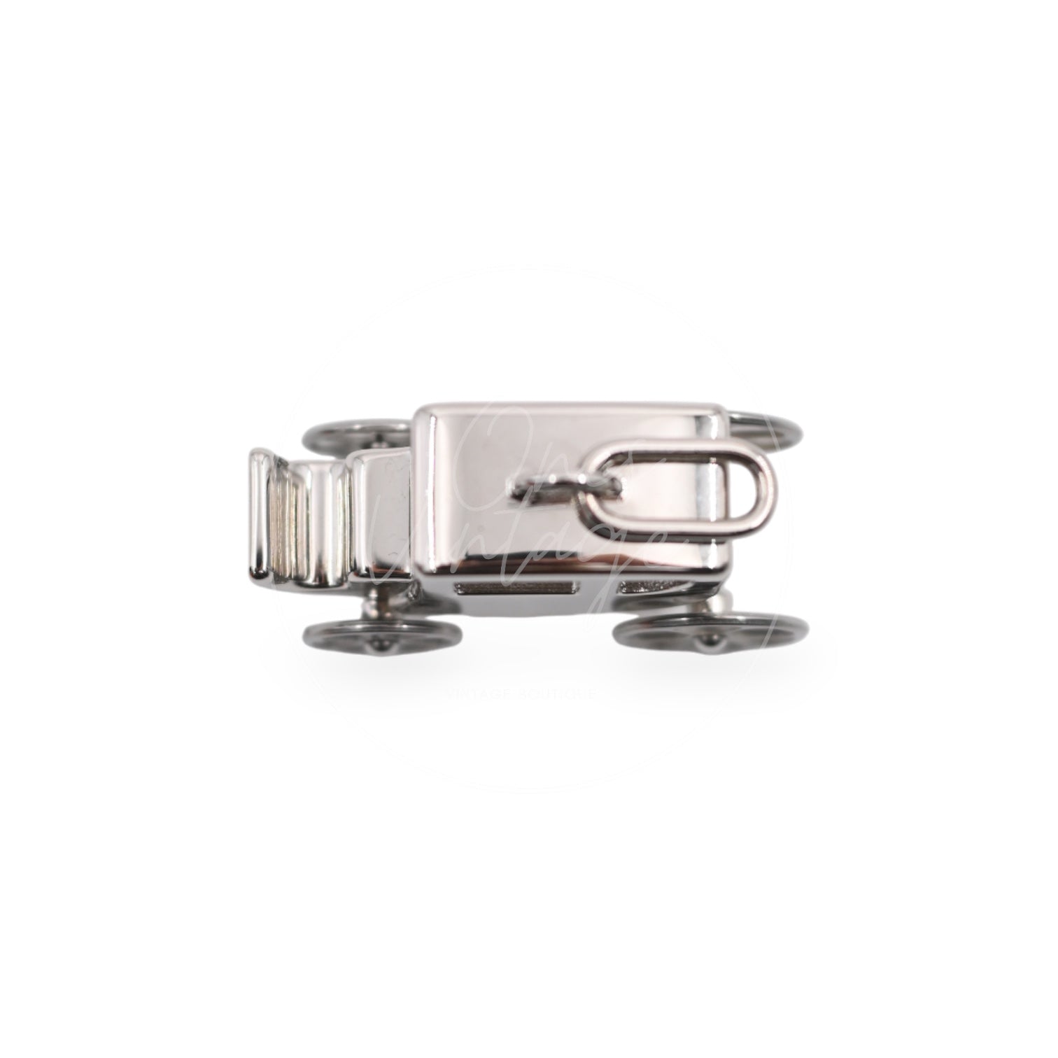 Hermes Hermes Silver and Palladium Caleche Carriage Curiosite Curiosity Charm Pendant