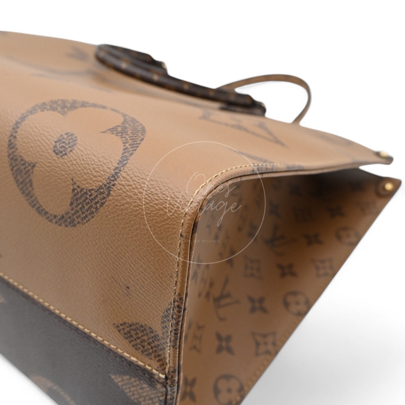 Louis Vuitton M45320 OnTheGo GM&Monogram 2Way Bag Brown