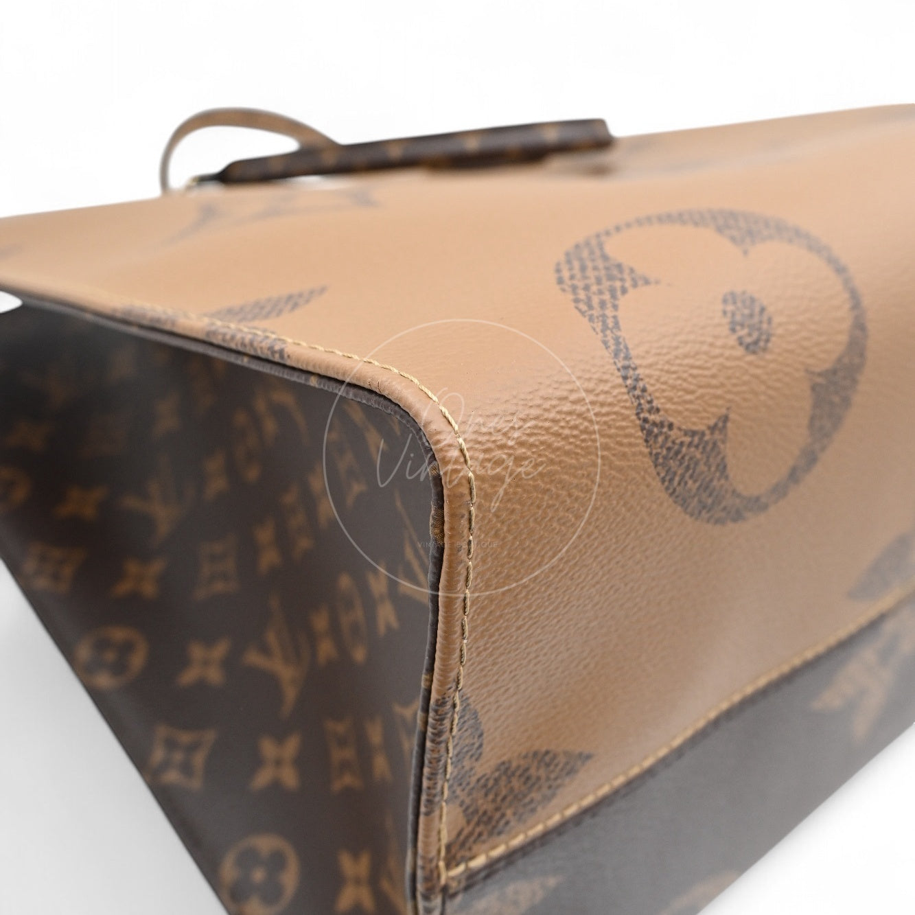 Louis Vuitton M45320 OnTheGo GM&Monogram 2Way Bag Brown