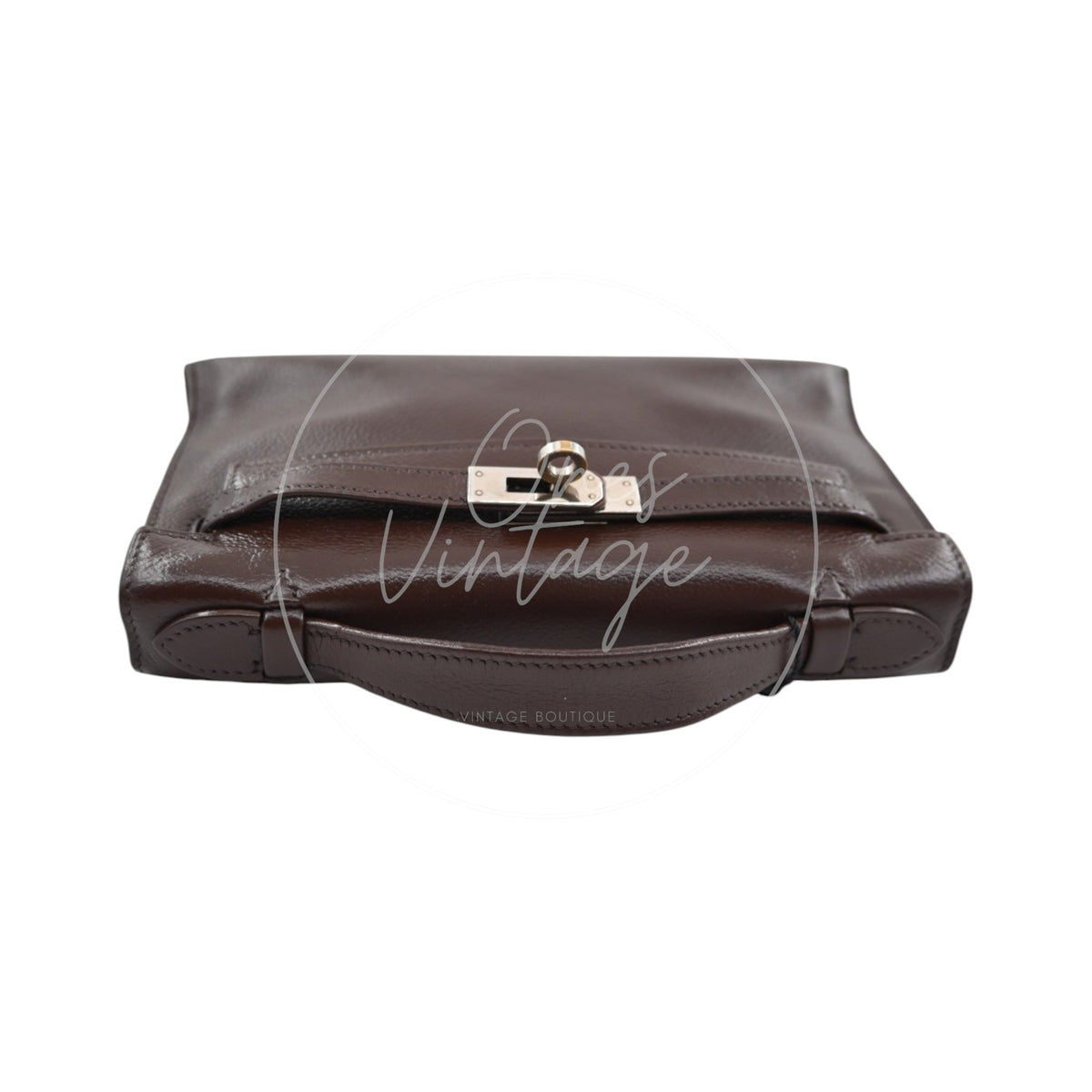 Hermès Kelly Pochette PHW Ebene Square H