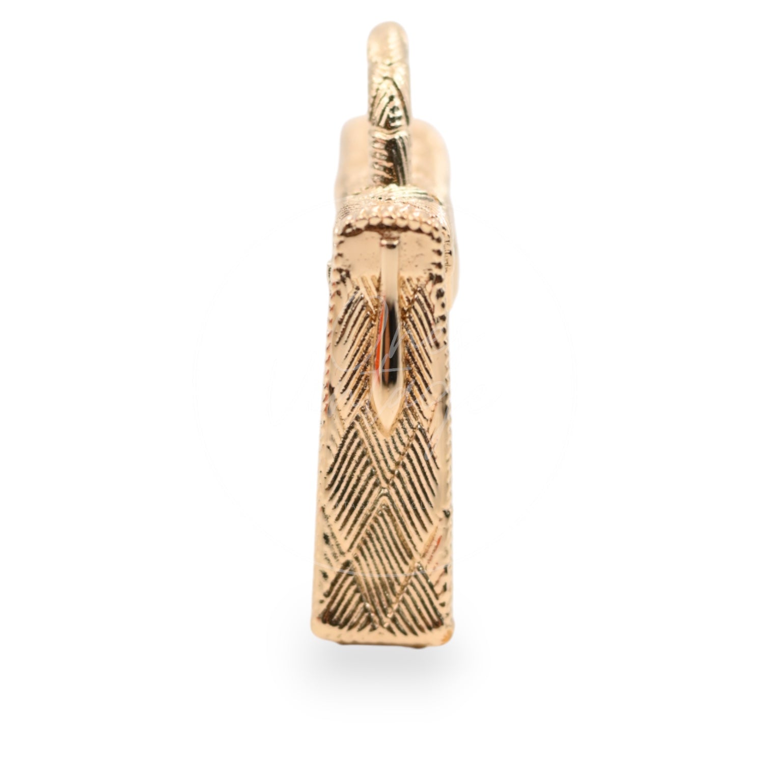 Hermes Curiosite Kelly Guilloche Charm