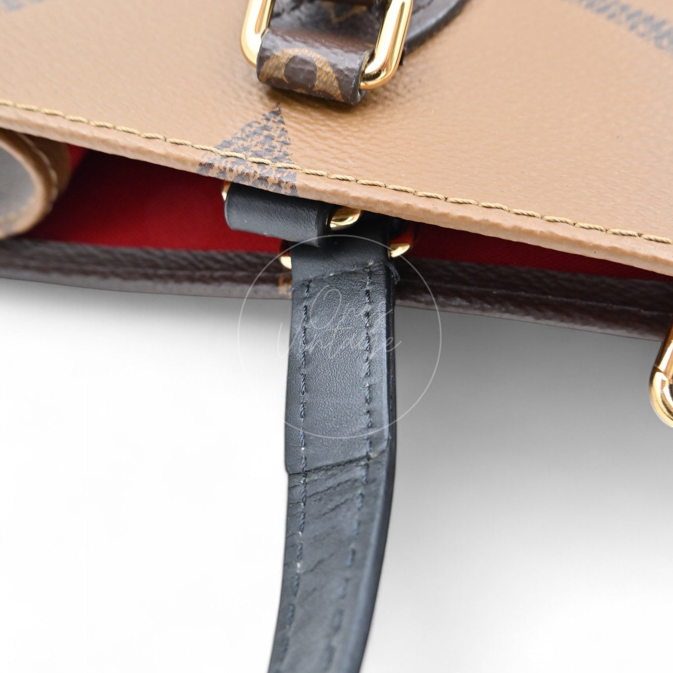 Louis Vuitton M45320 OnTheGo GM&Monogram 2Way Bag Brown