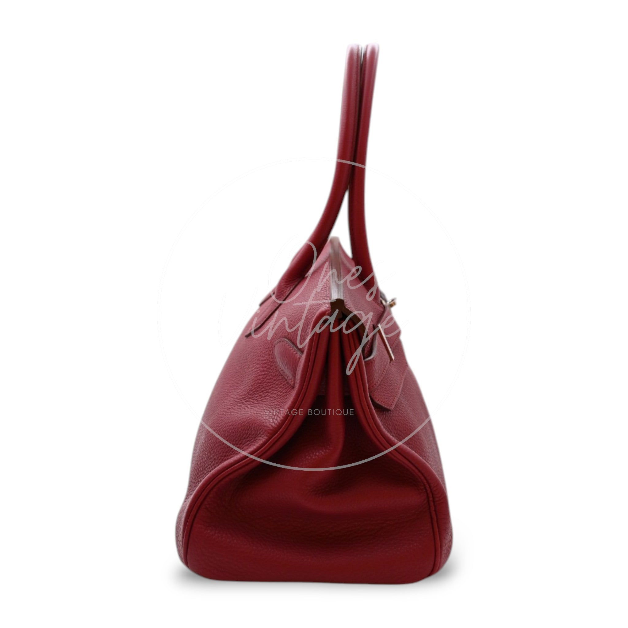 Hermès JPG Shoulder Birkin 42 PHW Rubis Square O