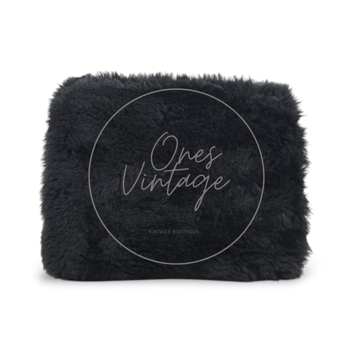 Chanel Coco Neige 25N Shearling Lambskin Muff Bag Series U3