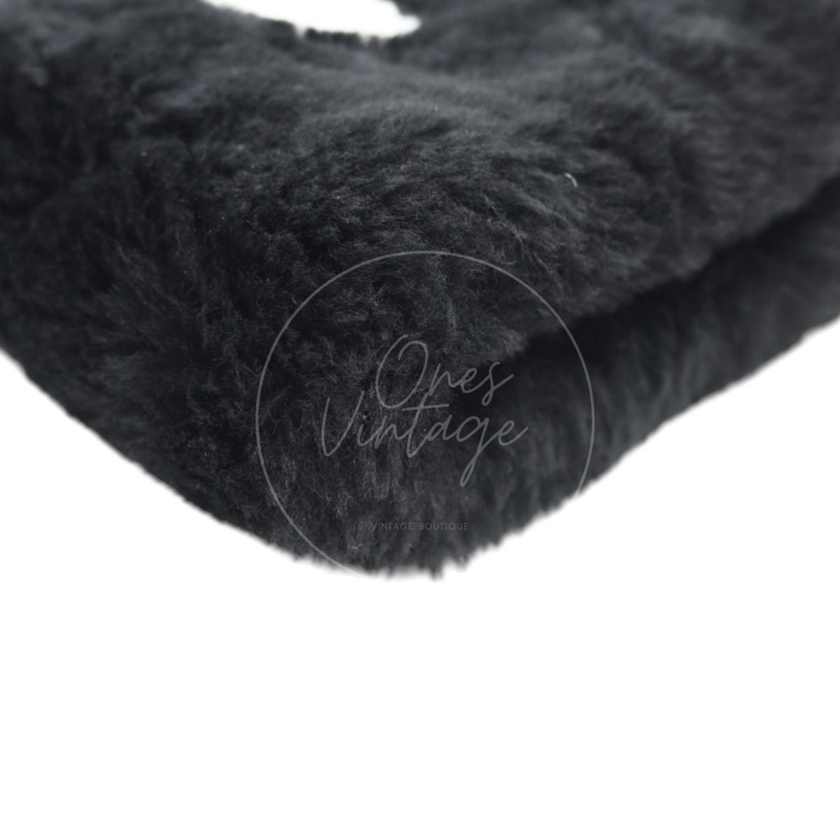 Chanel Coco Neige 25N Shearling Lambskin Muff Bag Series U3