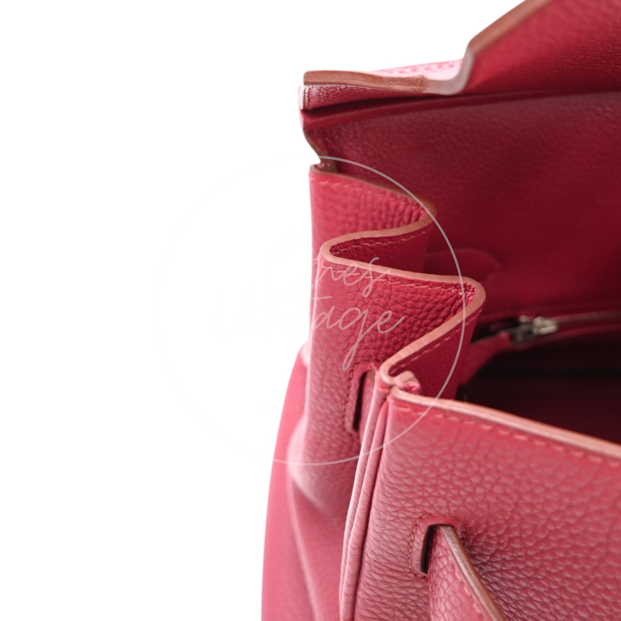 Hermès JPG Shoulder Birkin 42 PHW Rubis Square O